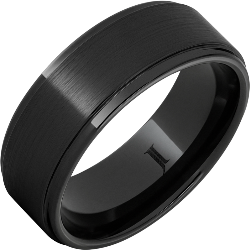 Ceramic Satin Wedding Band