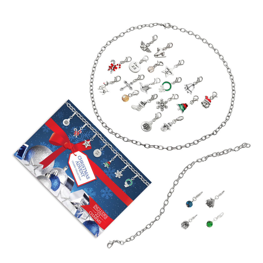 Christmas Advent Calendar Silver Charm Collection