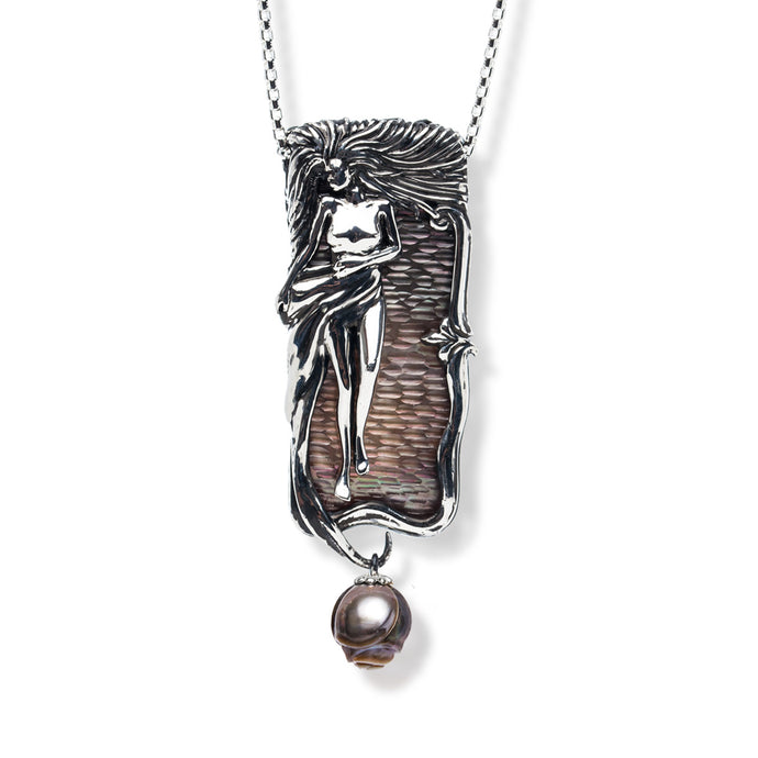 Sterling Silver Aphrodite Pearl Necklace